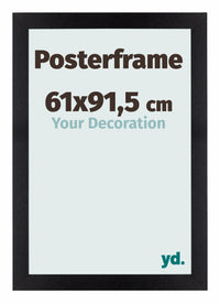 Posterkader 61x91,5cm Zwart Mat MDF Parma Maat | Yourdecoration.be