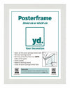 Posterkader MDF 30x40cm Wit Mat Voorzijde Maat | Yourdecoration.be