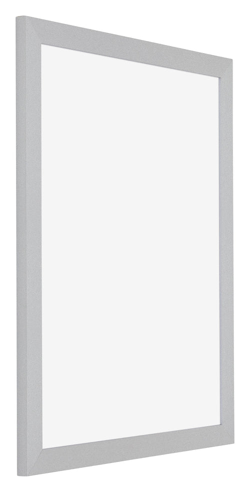 Posterkader MDF 38x52cm Mat Zilver Voorzijde Schuin | Yourdecoration.be