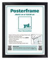 Posterkader MDF 38x52cm Zwart Mat Voorzijde Maat | Yourdecoration.be