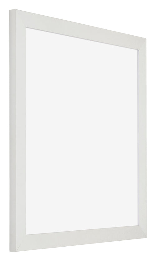 Posterkader MDF 40x40cm Wit Mat Voorzijde Schuin | Yourdecoration.be