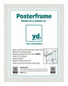 Posterkader MDF 60x80 Wit Mat Voorzijde Maat | Yourdecoration.be