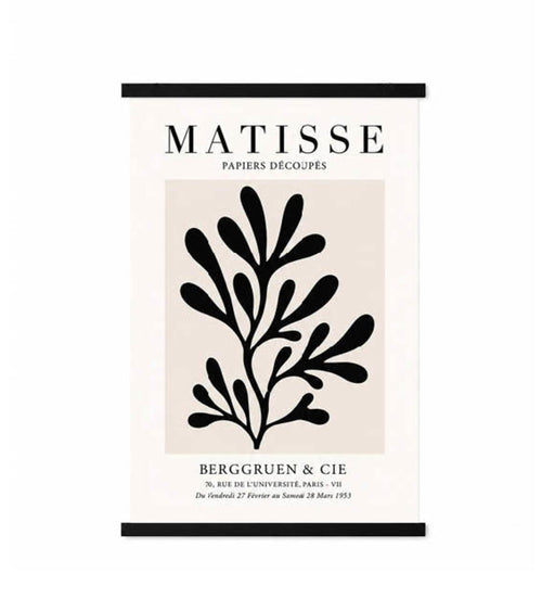 Posterstrips Zwart Ophanggat | Yourdecoration.be