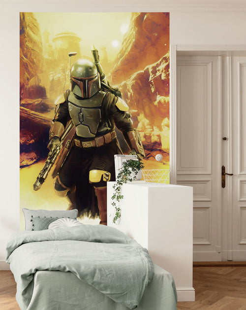 Star Wars Boba Fett Sneaking Up Interieur Fotobehang DX3 179 | Yourdecoration.be