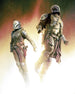Star Wars The Mandalorian Flight Fotobehang DX4 177 | Yourdecoration.be