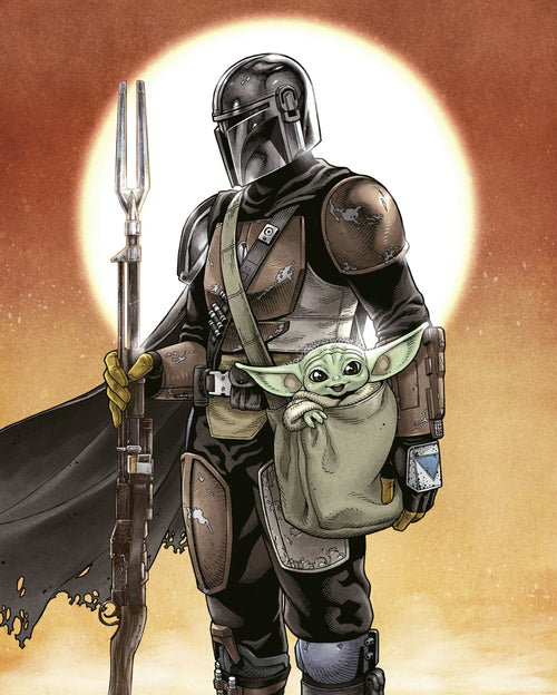 Star Wars The Mandalorian and Grogu Fotobehang DX4 184 | Yourdecoration.be