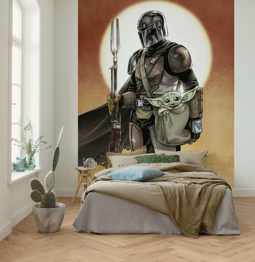 Star Wars The Mandalorian and Grogu Interieur Fotobehang DX4 184 | Yourdecoration.be