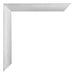 Tucson Aluminium Fotokader 45x45cm Zilver Geborsteld Detail Hoek | Yourdecoration.be