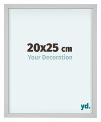 Virginia Aluminium Fotokader 20x25cm Wit Voorzijde Maat | Yourdecoration.be