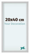 Virginia Aluminium Fotokader 20x40cm Wit Voorzijde Maat | Yourdecoration.be