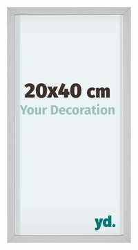Virginia Aluminium Fotokader 20x40cm Wit Voorzijde Maat | Yourdecoration.be
