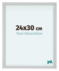 Virginia Aluminium Fotokader 24x30cm Wit Voorzijde Maat | Yourdecoration.be