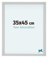 Virginia Aluminium Fotokader 35x45cm Wit Voorzijde Maat | Yourdecoration.be