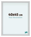 Virginia Aluminium Fotokader 40x45cm Wit Voorzijde Maat | Yourdecoration.be