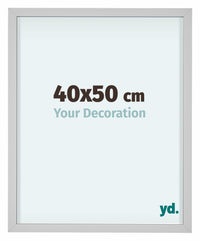 Virginia Aluminium Fotokader 40x50cm Wit Voorzijde Maat | Yourdecoration.be