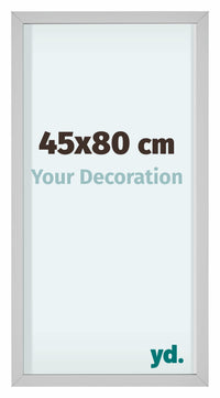 Virginia Aluminium Fotokader 45x80cm Wit Voorzijde Maat | Yourdecoration.be