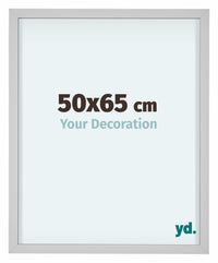 Virginia Aluminium Fotokader 50x65cm Wit Voorzijde Maat | Yourdecoration.be