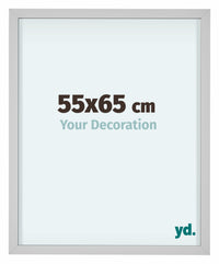 Virginia Aluminium Fotokader 55x65cm Wit Voorzijde Maat | Yourdecoration.be
