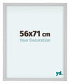 Virginia Aluminium Fotokader 56x71cm Wit Voorzijde Maat | Yourdecoration.be