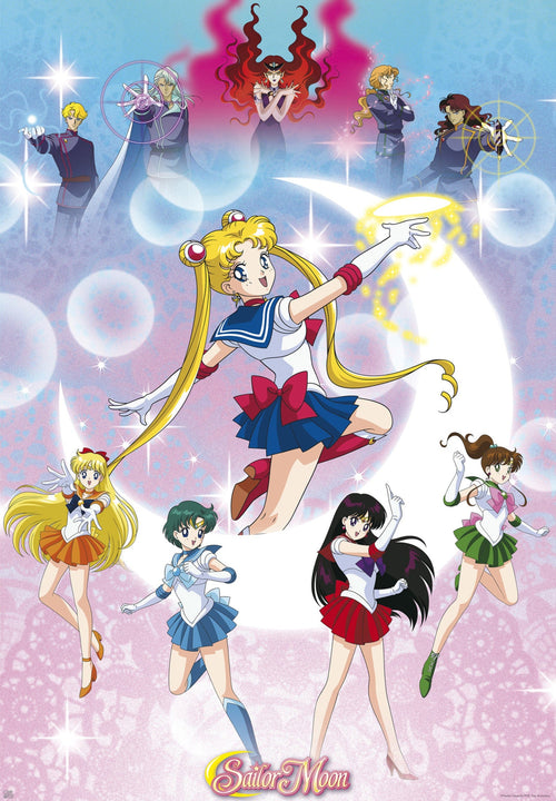 Sailor Moon Moonlight Power Poster 61X91 5cm | Yourdecoration.be