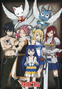 Fairy Tail Group Poster 61X91 5cm | Yourdecoration.be