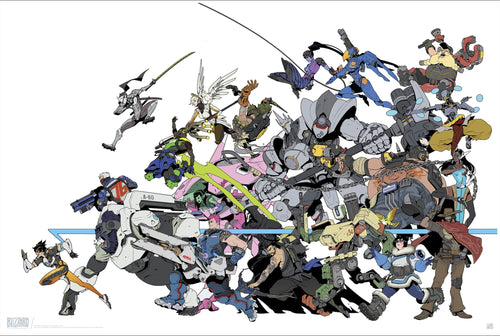 Overwatch All Characters Poster 91 5X61cm | Yourdecoration.be