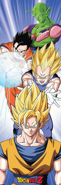 Abystyle Abydco448 Dragon Ball Saiyans Poster 53x158cm | Yourdecoration.be