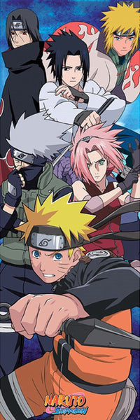 Abystyle Abydco450 Naruto Shippuden Group Poster 53x158cm | Yourdecoration.be