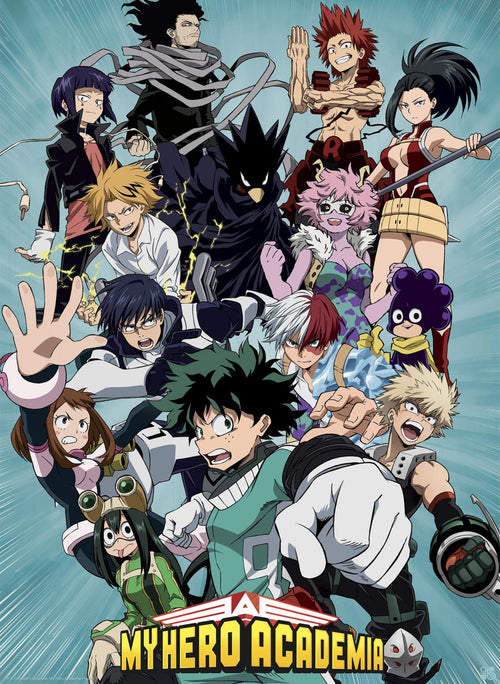 My Hero Academia Heroes Poster 38X52cm | Yourdecoration.be