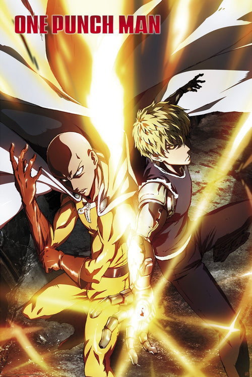 One Punch Man Saitama And Genos Poster 61X91 5cm | Yourdecoration.be