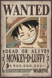 One Piece Wanted Luffy New 2 Poster 35X52cm | Yourdecoration.be