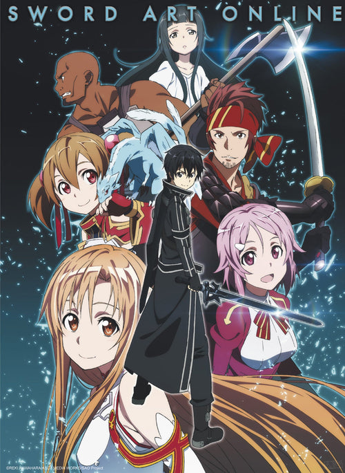 Sword Art Online Party Members Poster 38X52cm | Yourdecoration.be