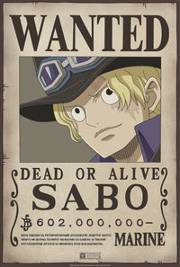 One Piece Wanted Sabo Poster 35X52cm | Yourdecoration.be