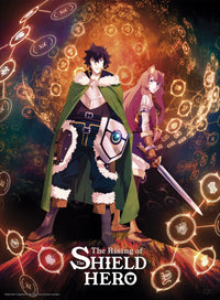 The Shield Hero Naofumi And Raphtalia Poster 38X52cm | Yourdecoration.be