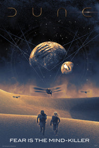 Dune Fear Is The Mindkiller Poster 61X91 5cm | Yourdecoration.be
