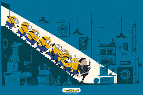 Abystyle Abydco721 Minions The Rise Of Gru Poster 91,5X61cm | Yourdecoration.be