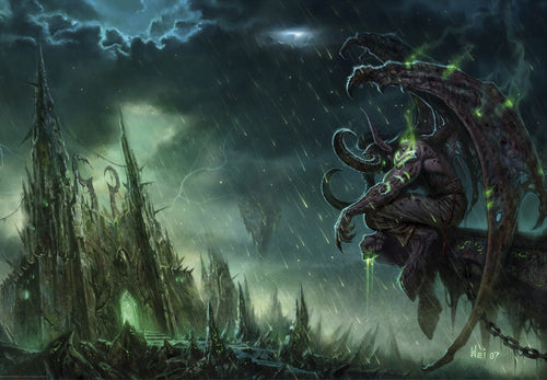 World Of Warcraft Illidan Stormrage Poster 91 5X61cm | Yourdecoration.be