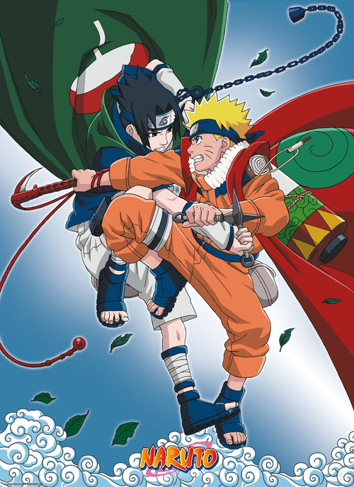 Naruto Naruto Vs Sasuke Poster 38X52cm | Yourdecoration.be