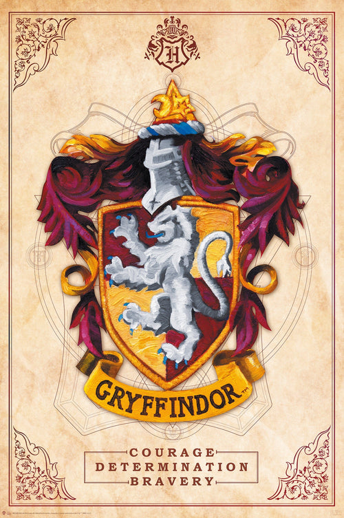 Abystyle Harry Potter Gryffindor Poster 61X91 5cm | Yourdecoration.be