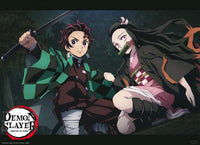 ABYstyle Demon Slayer Tanjiro And Nezuko Fight Position Poster 52x38cm | Yourdecoration.be