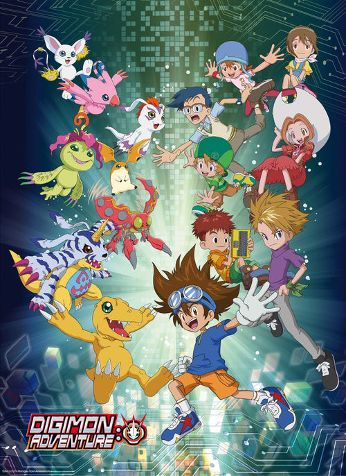 abystyle gbydco154 digimon digi world poster 38x52cm | Yourdecoration.be