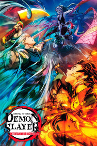 Abystyle Gbydco218 Demon Slayer Key Art 2 Poster 61x91,5cm | Yourdecoration.be
