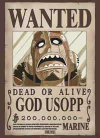 Abystyle Gbydco232 One Piece Wanted God Usopp Poster 38x52cm | Yourdecoration.be