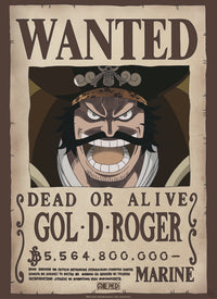Abystyle Gbydco266 One Piece Wanted Gol D Roger Poster 38x52cm | Yourdecoration.be