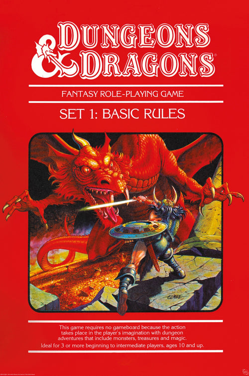 Abystyle Gbydco388 Dungeons And Dragons Basic Rules Poster 61x91,5cm | Yourdecoration.be