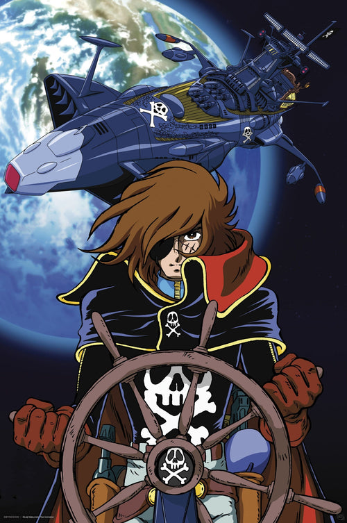 Abystyle Gbydco390 Captain Harlock Poster 61x91-5cm | Yourdecoration.be