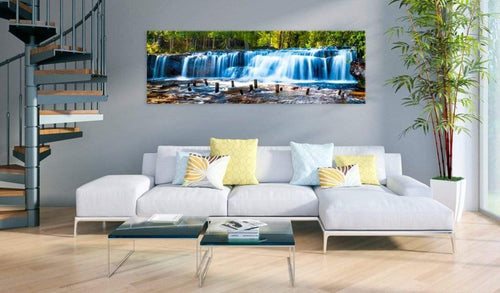 Artgeist Beautiful Waterfall Canvas Schilderij Sfeer | Yourdecoration.be