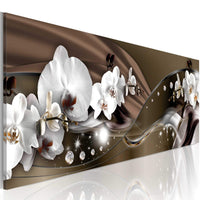 Artgeist Chocolate Dance of Orchid Canvas Schilderij | Yourdecoration.be