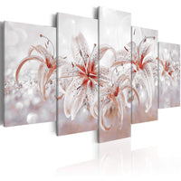 Artgeist Flowery Saga Canvas Schilderij 5 luik | Yourdecoration.be