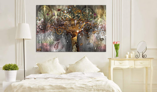 Artgeist Gold Tree Canvas Schilderij Sfeer | Yourdecoration.be